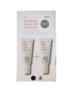Korres Yoghurt Sunscreen Face Cream SPF30, 2x40ml