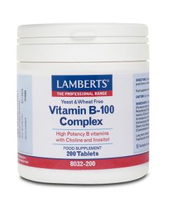 Lamberts Vitamin B-100 Complex, 200tabs