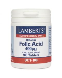 Lamberts Folic Acid 400mg, 100tabs