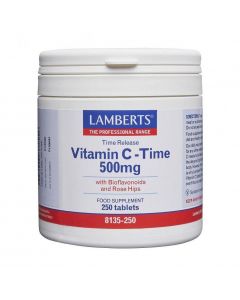 Lamberts Vitamin C-Time Release 500mg, 250tabs