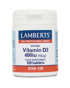 Lamberts Vitamin D 400iu, 120tabs