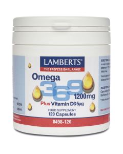 Lamberts Omega 3-6-9 1200mg, 120caps