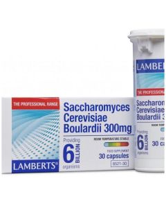 Lamberts Saccharomyces Boulardii 300mg, 30caps