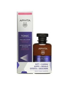 Apivita Hair Loss Lotion Hippophae TC, 150ml & ΔΩΡΟ Men's Tonic Shampoo, 250ml