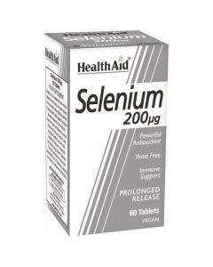 Health Aid Selenium 200mg, 60tabs