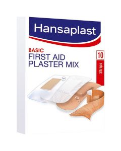 Hansaplast Basic First Aid Plaster Mix, 10τμχ