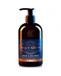 Gillette King C Beard & Face Wash, 350ml