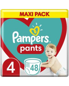 Pampers Pants Maxi Pack Νο4 (9-15kg), 48τμχ