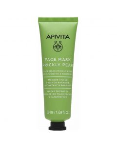 Apivita Face Mask Prickly Pear Μάσκα Προσώπου Φραγκόσυκο Για Ενυδάτωση & Καταπράυνση, 50ml