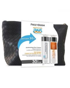 Frezyderm Promo Pack Moisturising Plus Cream Age 30+, 50ml & Sun Screen Cream-To-Powder SPF 50, 50ml