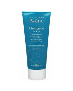 Avene Cleanance Cleansing Gel για Καθαρισμό του Ευαίσθητου Λιπαρού Δέρματος με Ατέλειες ή με Τάση Ακμής, 200ml