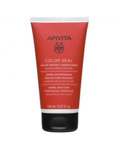 Apivita Color Seal Protect Conditioner Μαλακτική Κρέμα Προστασίας Χρώματος Με Πρωτεΐνες Κινόα & Μέλι, 150ml