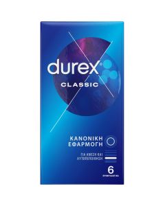Durex Classic Κλασικά Προφυλακτικά, 6τμχ