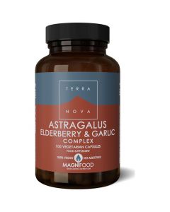 Terranova Astragalus, Elderberry & Garlic Complex, 100 caps