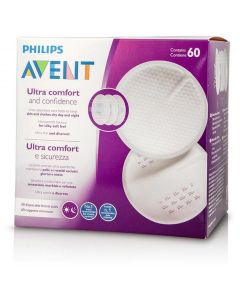 Philips Avent Επιθέματα Στήθους Ultra Comfort, 60τεμ