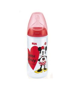 Nuk First Choice Disney Bottle Μπιμπερό με Δείκτη Ελέγχου Θερμοκρασίας 6-18m, 300ml