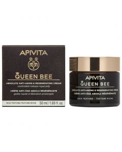Apivita Queen Bee Absolute Anti-Aging & Regenerating Face Cream Rich Texture, 50ml