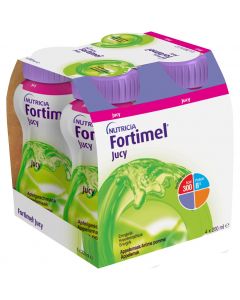 Nutricia Fortimel Jucy Apple Flavor Πόσιμο Θρεπτικό Συμπλήρωμα Υψηλής Ενέργειας με Γεύση Μήλο, 4x200ml