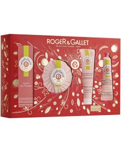 Roger & Gallet Set Fleur De Figuier Eau Parfumee, 30ml & Αρωματικό Σαπούνι, 100gr & Body Lotion, 50ml & Κρέμα Χεριών, 30ml