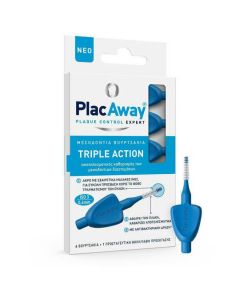 Plac Away Triple Action 0.6mm ISO 3 μπλέ, 6τμχ