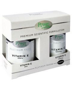 Power Of Nature Premium Scientific Formulation Vitamin E 400IU, 30caps & Δώρο Vitamin C 1000mg, 20caps