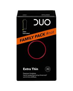 DUO Extra Thin Family Pack, 30τμχ