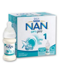 Nestle Γάλα σε Σκόνη Nan Optipro 1 0m+ Starter Pack, 6x70ml