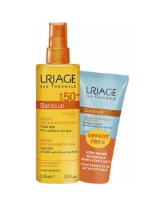 Uriage Bariesun Spray SPF50+, 200ml & ΔΩΡΟ After Sun Balm, 50ml