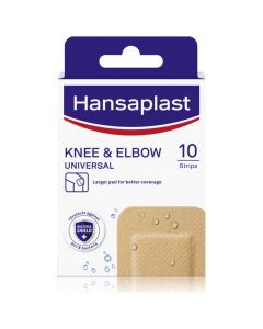 Hansaplast Knee & Elbow XL Bacteria Shield, 10τμχ