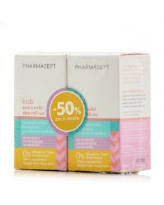 Pharmasept Kids Extra Deo Roll On, Promo Pack, 2x50ml