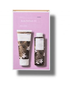 Korres Promo Jasmine Body Refresh Kit Renewing Cleanser, 250ml & Body Smoothing Milk, 200ml