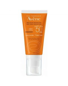 Avene Eau Thermale Cream Teintee SPF50+ Αντιηλιακή Κρέμα Προσώπου με Χρώμα για Ξήρο Ευαίσθητο Δέρμα 50ml
