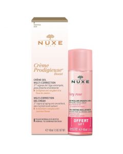 Nuxe Prodigieuse Boost Face & Neck Day Silky Cream, 40ml & Δώρο Very Rose 3 in 1 Soothing Micellar Water, 40ml