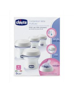 Chicco Multi-use Milk Containers Natural Feeling, 4τμχ