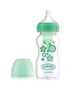 Dr. Brown's Options Anti Colic Bottle Wide Neck Green, 270ml