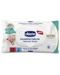 Chicco Delicate Ultra Soft & Pure, 60τμχ