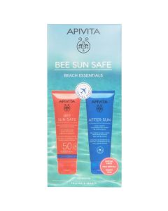 Apivita Promo Bee Sun Safe Spf50 Must-Haves Hydra Face & Body Milk, 100ml & After Sun, 100m