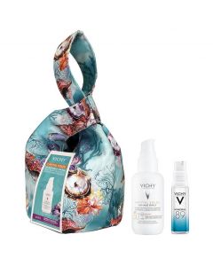 Vichy Promo Capital Soleil UV-Age Daily Water Fluid Spf50+, 40ml & Δώρο Mineral 89 Booster, 10ml & Τσαντάκι Θαλάσσης