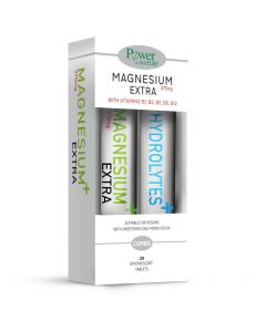 Power of Nature Magnesium Plus Extra 375mg, 20eff.tabs & Hydrolytes Plus, 20eff.tabs