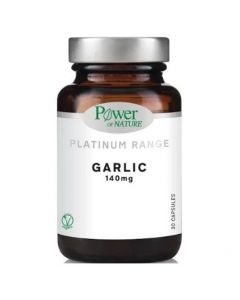 Power Of Nature Platinum Range Garlic 140mg, 30caps