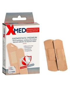 Medisei X-Med Haemostatic Premium 20τμχ - Aιμοστατικά Eπιθέματα Σε 2 Μεγέθη