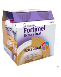 Nutricia Fortimel Extra 2 Kcal Mocha, (4 x 200ml) - Υπερπρωτεϊνικό Ρόφημα, Μόκα