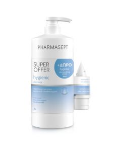 Pharmasept Promo Hygienic Shower, 1lt & Δώρo Hygienic Ultra Soothing Cream, 40ml