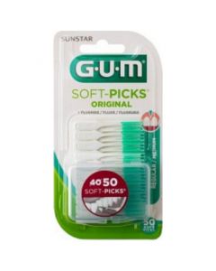 GUM Soft Picks Original, Medium (632) Οδοντιατρικές Οδοντογλυφίδες, 50Τμχ