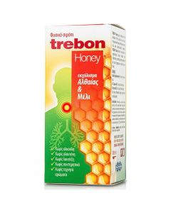 Trebon Honey Σιρόπι με Μέλι & Αλθαία για Ξηρό και Παραγωγικό Βήχα χωρίς Γλουτένη, 100ml