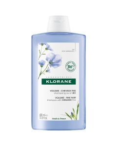 Klorane Organic Flax Volume Shampoo Fine Hair, 400ml