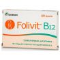 Folivit B12 Συμπλήρωμα Διατροφής με Φυλλικό Οξύ 400μg & Βιταμίνη Β12 2μg, 28tabs