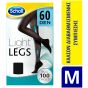 Scholl Light Legs, Καλσόν Διαβαθμισμένης Συμπίεσης 60Den Μαύρο M