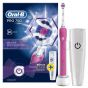 Oral-B Pro 750 3D White Pink Colour & Bonus Travel Case, 1τμχ