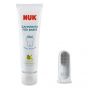 Nuk Tooth & Gum Cleanser Σετ Στοματικής Υγιεινής 3-12m, 1τεμ